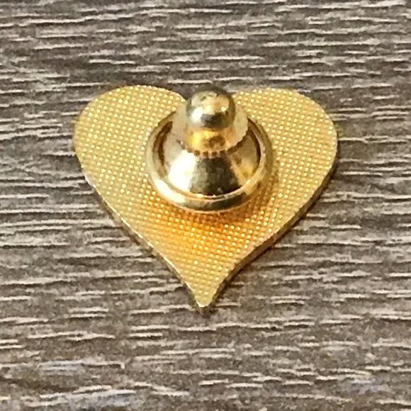 Red Cross 5 Gallon Blood Donation Red & White Enamel Lapel Pin/Brooch 13/16" L - Picture 3 of 3